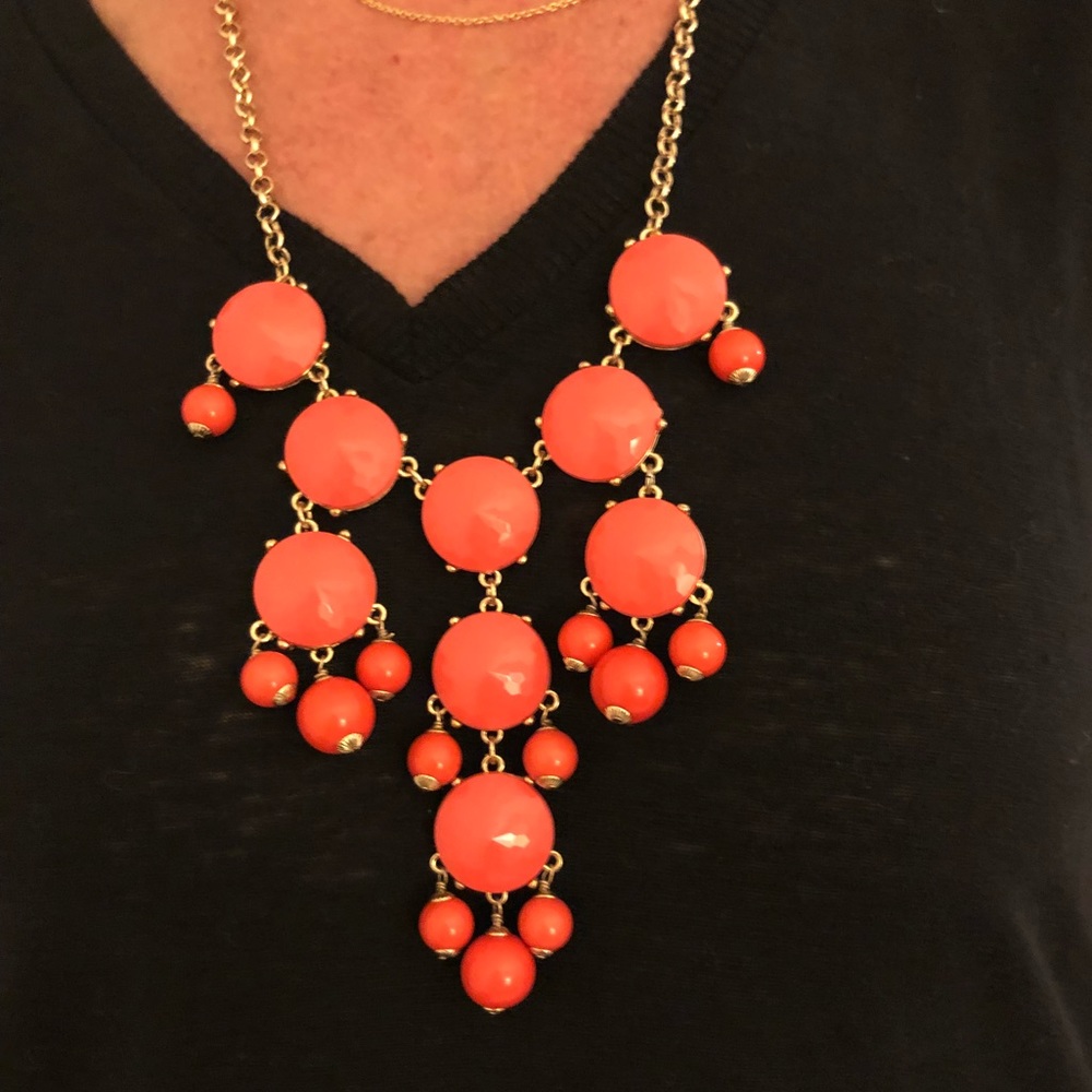 BNWOT J. Crew Coral Necklace